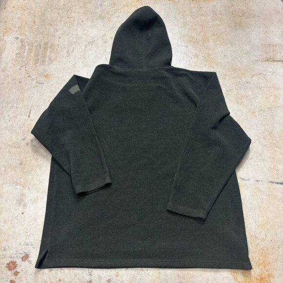 Vintage BUM Equipment Fleece Hoodie XL Green Oversized - Picture 11 of 11